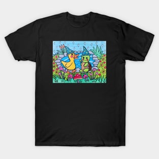 Duck and Turtle Wizard T-Shirt